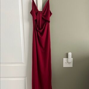Elegant Red Sleeveless Dress